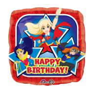 DC Super Hero Girls Happy Birthday Balloon